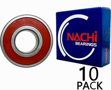 10PACK NACHI 6204-2NSE9CM 6204 20X47X14MM Double Rubber Sealed Bearings
