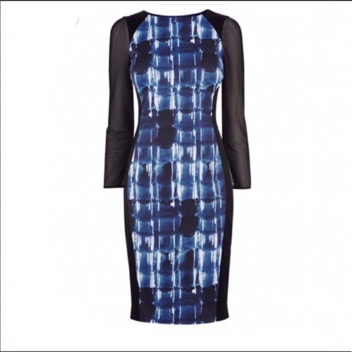 karen millen bodycon dress Karen Millen Orange Ruffle Sleeve Bodycon Dress!  TheClothingRental