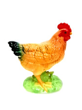 Statuette en céramique " Poule "