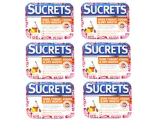 Sucrets Dry Mouth Lozenges Honey Lemon Cough & Pain Relief 18 CT Pack of 6