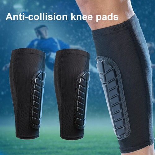 Soccer Football Shin Pads Holder Instep Socks Guard Sleeves for basketball kids - Picture 2 of 11