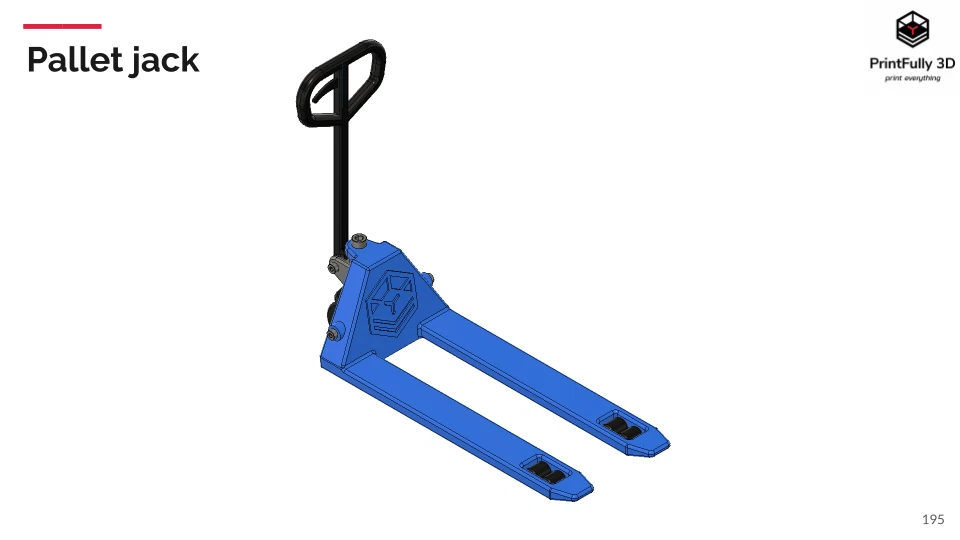 PrintFully3D 1/10 Scale Pallet Jack 3D Printed Crawler Accessories Trial - Image 4 of 4