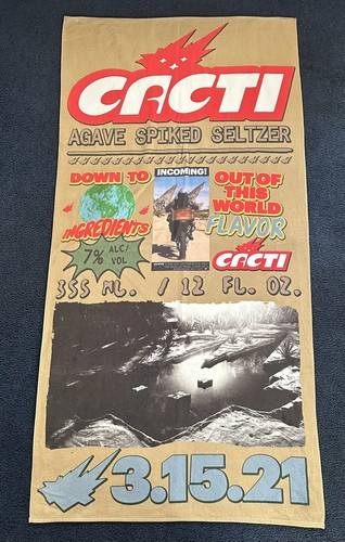 Travis Scott Cacti Collectible Down To Earth Beach Towel 60x30