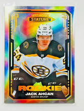 2021-22 UD Stature Rookie Design Variant #133 Jack Ahcan /65 Boston Bruins