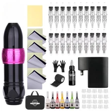 Tattoo Machine Kit Tattoo Pen Kit for Beginners Rotary Tattoo Pen Kits Complete