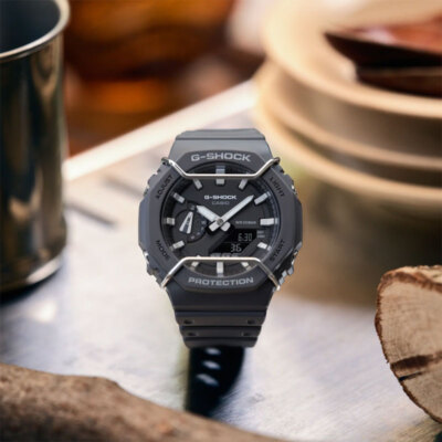 CASIO G-SHOCK GA-2100PTS-8AJF Tone on tone Dark gray with 
