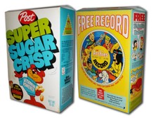 Post  SUPER SUGAR CRISP Cereal BOX Archie Rec...