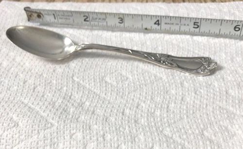 Vine By Gorham,  Sterling Silver Tea Spoon, 5 1/2" , Flatware, 15.6g, Mono