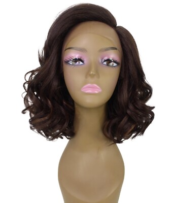 LUXLUXE Aliyah Wavy Layer 12.5 in Long L Part Wig, Heat Resistant Fiber, BL-0146