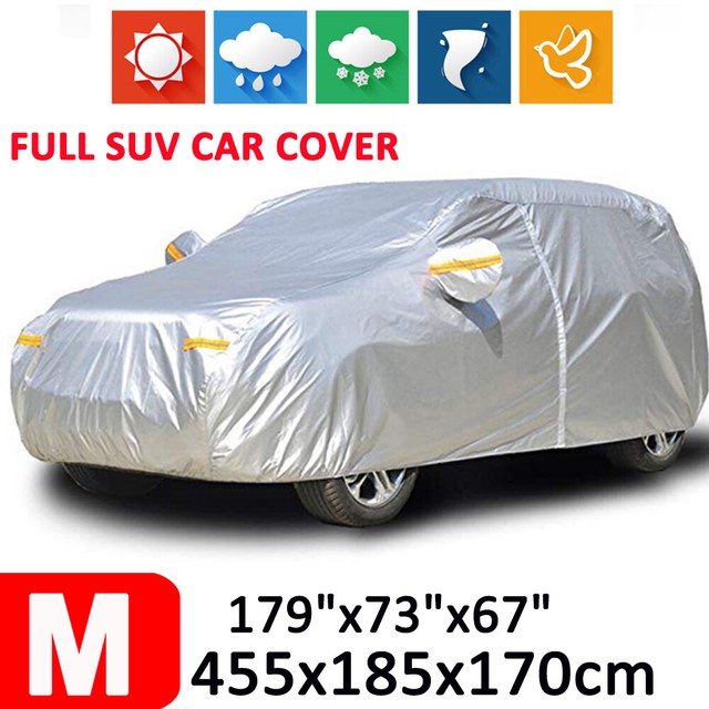 Full SUV Car Cover Waterproof Sun UV Snow Dust Rain Scratch Resistant