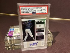 2018 Contenders DP  Yordan Alvarez  Prospect Auto  #2 🔥68/99 🔥Psa10