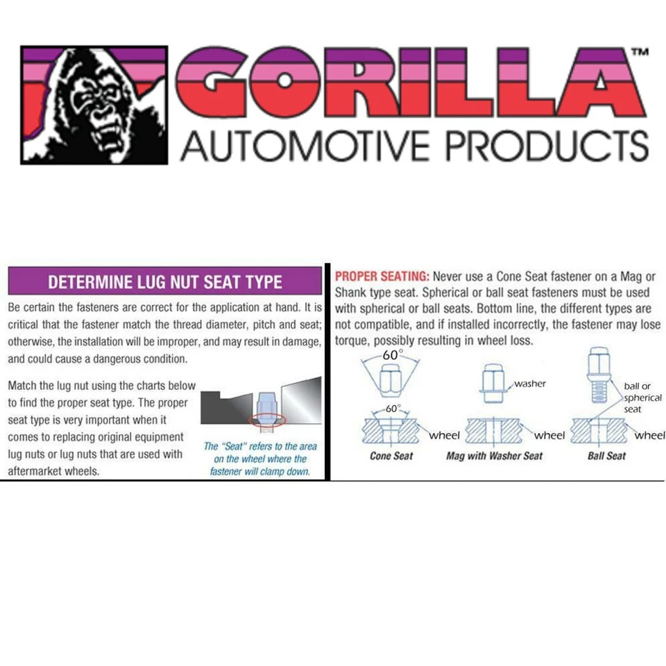 24 GORILLA F150 14x2 OEM STOCK FACTORY WHEELS RIM XL LARGE SEAT CHROME LUG NUTS - Image 4 of 4