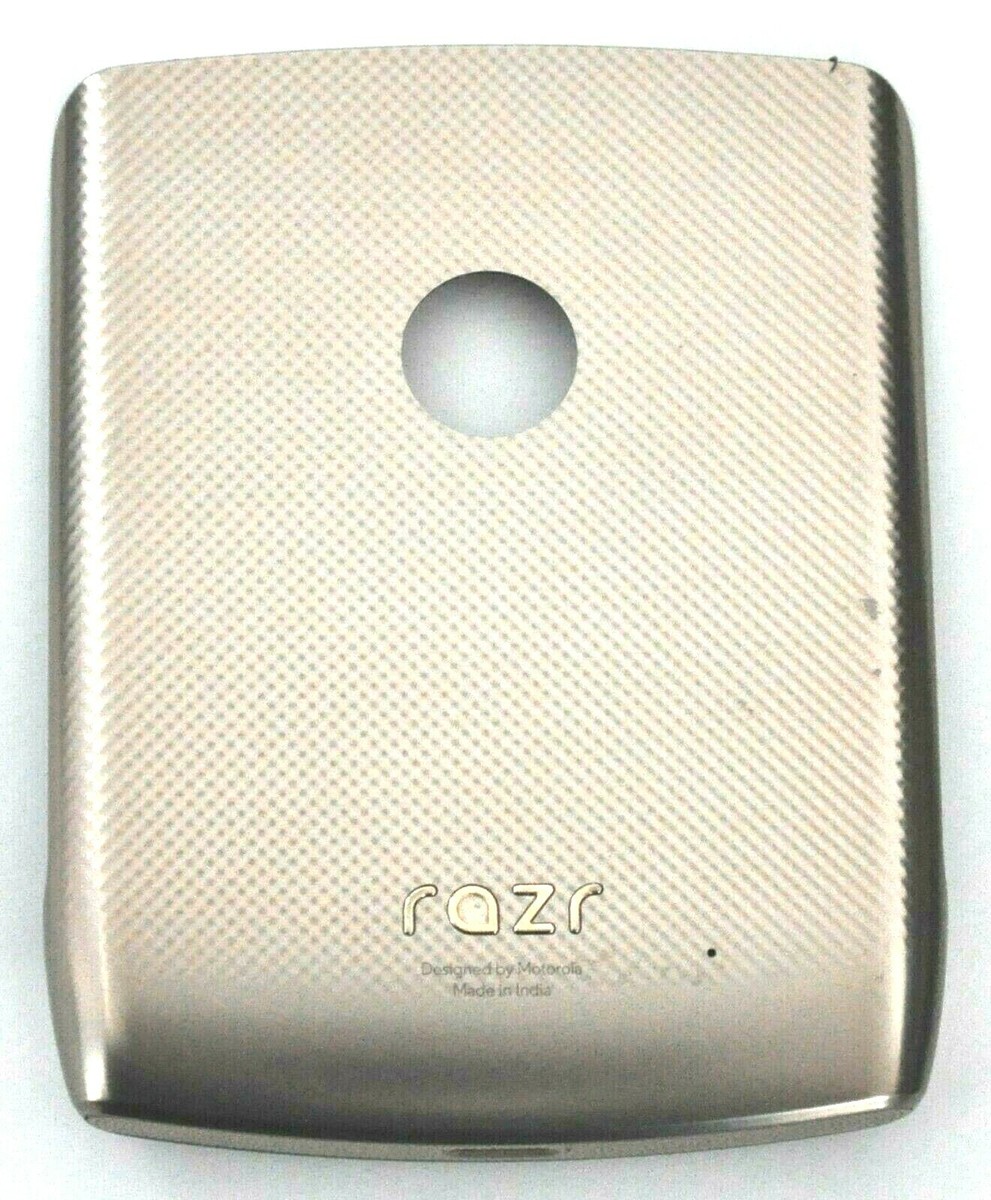 OEM VERIZON MOTOROLA RAZR 2019 XT2000-1 ORIGINAL GOLD LOWER BACK