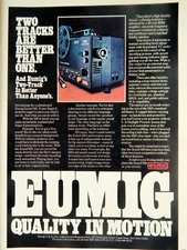 EUMIG SOUND 910 MOVIE PROJECTOR ORIGINAL VTG 1979 ADVERTISEMENT