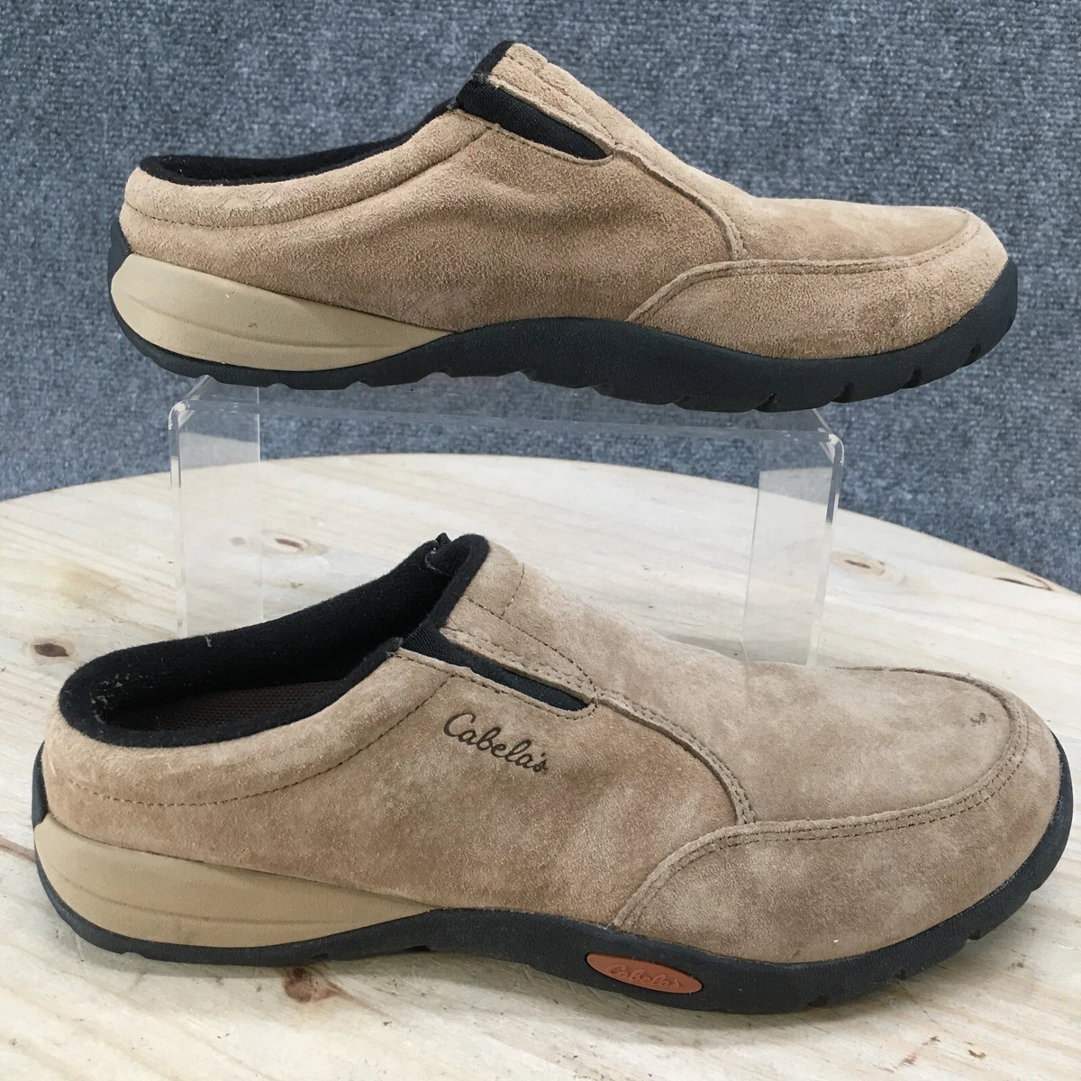 Cabela's women's suede store clog slippers