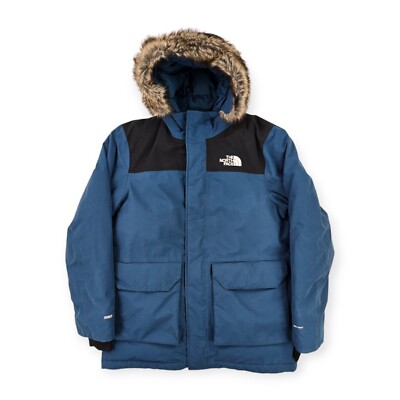 The North Face Tower Peak 550 Dryvent Down Puffer Jacket Blue Men's Large