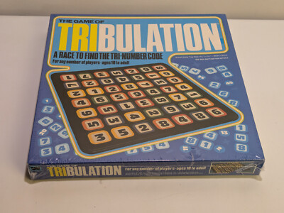 The Game Of TRIBULATION - A Race To Find The Tri-Number Code 1981 NEW SEALED