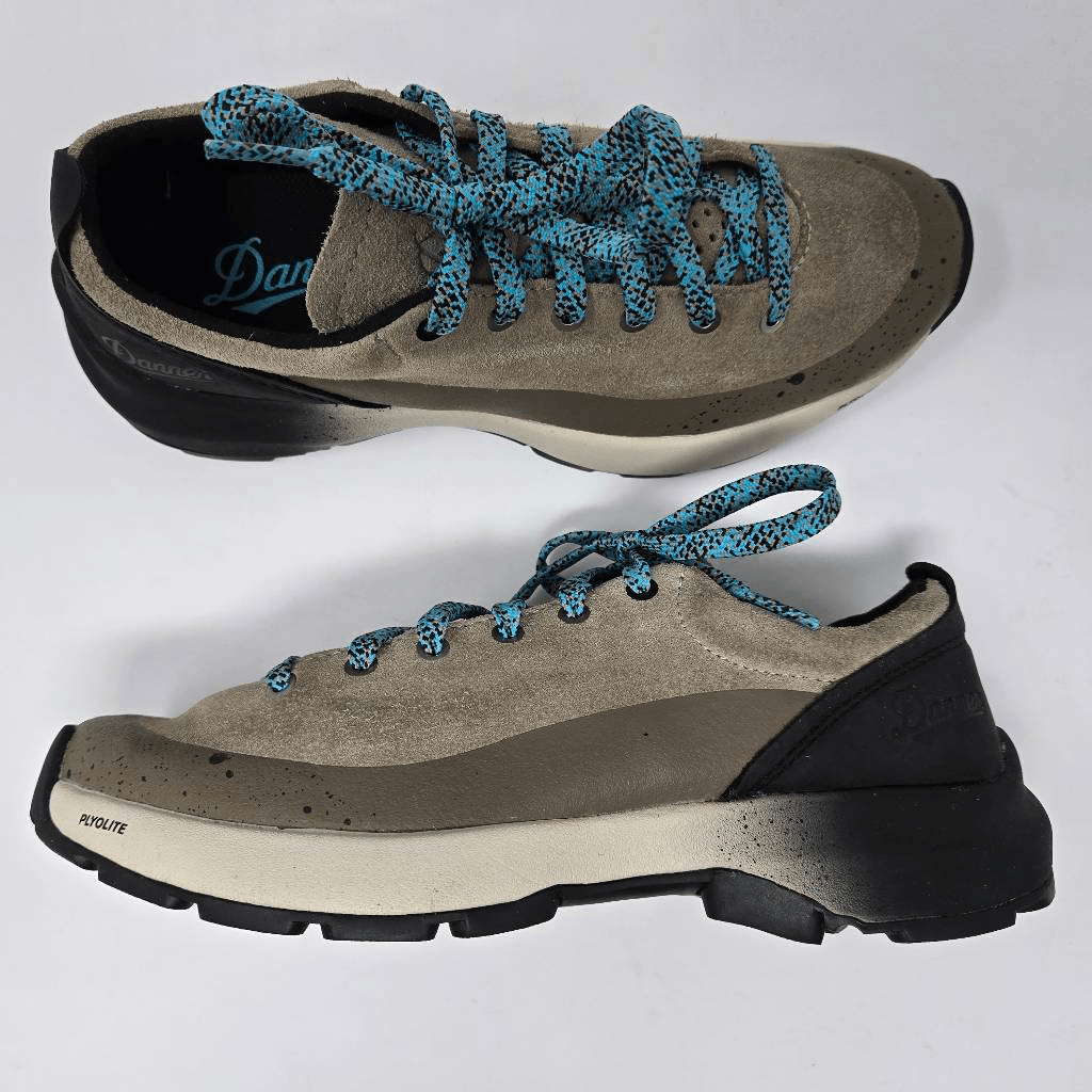 DANNER WOMENS CAPRINE LOW SUEDE PLAZA TAUPE TRAIL SHOES VIBRAM