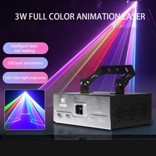 3W full color Animation Laser Lights Bluetooth APP remote Dj Club stage light