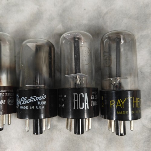 Vintage 35Z5 RCA, GE, Sylvania, Raytheon Vacuum Tubes Lot - Untested, USA Made - Picture 3 of 6