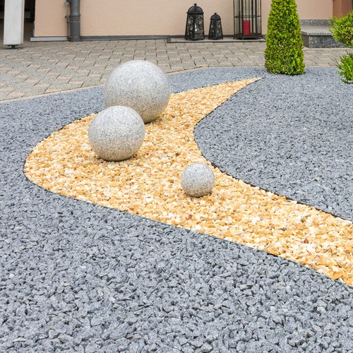 Garten Leuchtkugel STONO 30, IP65, inkl. E27-LED OSRAM 10W und 3m Kabel, Ø 30cm - Bild 3 von 10