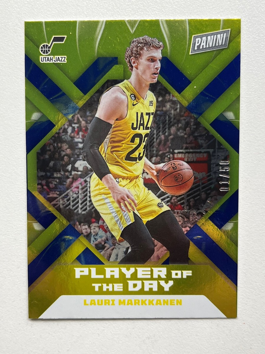 2022-23 Panini Player of the Day #36 Lauri Markkanen 1/50
