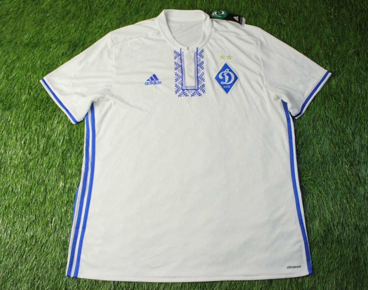DYNAMO KIEV UKRAINE 2016/2018 FOOTBALL SOCCER SHIRT JERSEY HOME