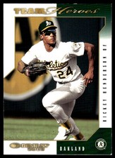 Rickey Henderson 2003 Donruss Team Heroes #367 Oakland Athletics FREE SHIPPING