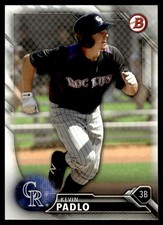 2016 Bowman Prospects Kevin Padlo Colorado Rockies #BP23