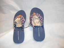 Tommy Hilfiger Women's Multicolor Flip Flop Slippers Size 5M