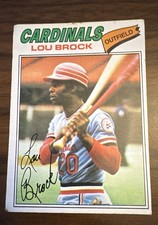 1977 Topps - Lou Brock #355