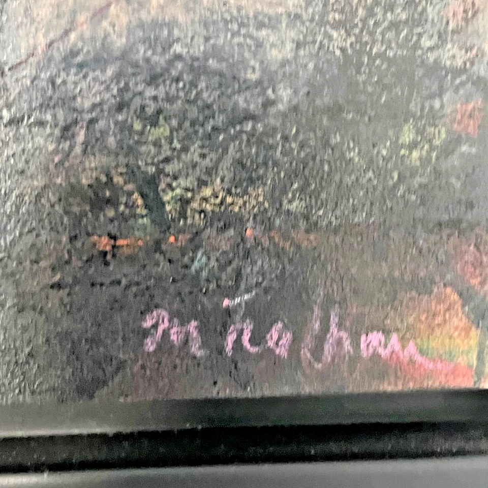 Manuela Holban Paintings – Goya Vanity Surrealist Expressionist Art Signed Set/3 - Image 3 of 4