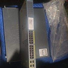 Cisco Rack Mountable Network Ethernet Switch with 12 LAN Ports
