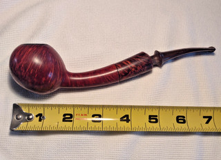 Rare 2004 Todd Johnson Briarworks AL4 Hand Made in USA Smoking Estate Pipe NR