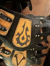 Leather Medieval Bracers Brown Black Various Designs