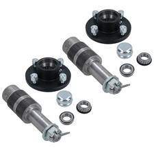 Mozzi ruota rimorchio PCD da 4 pollici + cuscinetti con saldatura su asse stu...