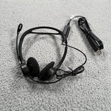 Logitech H390 USB Headset Black USB Wired Stereo Headset Mic Inline Vol