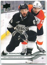 2025-26 Upper Deck Series 1 Holiday SP Green Foil #75 Joel Edmundson Los Angeles