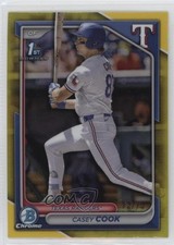 2024 Bowman Draft Chrome Yellow Refractor 72/75 Casey Cook #BDC-66 1f60