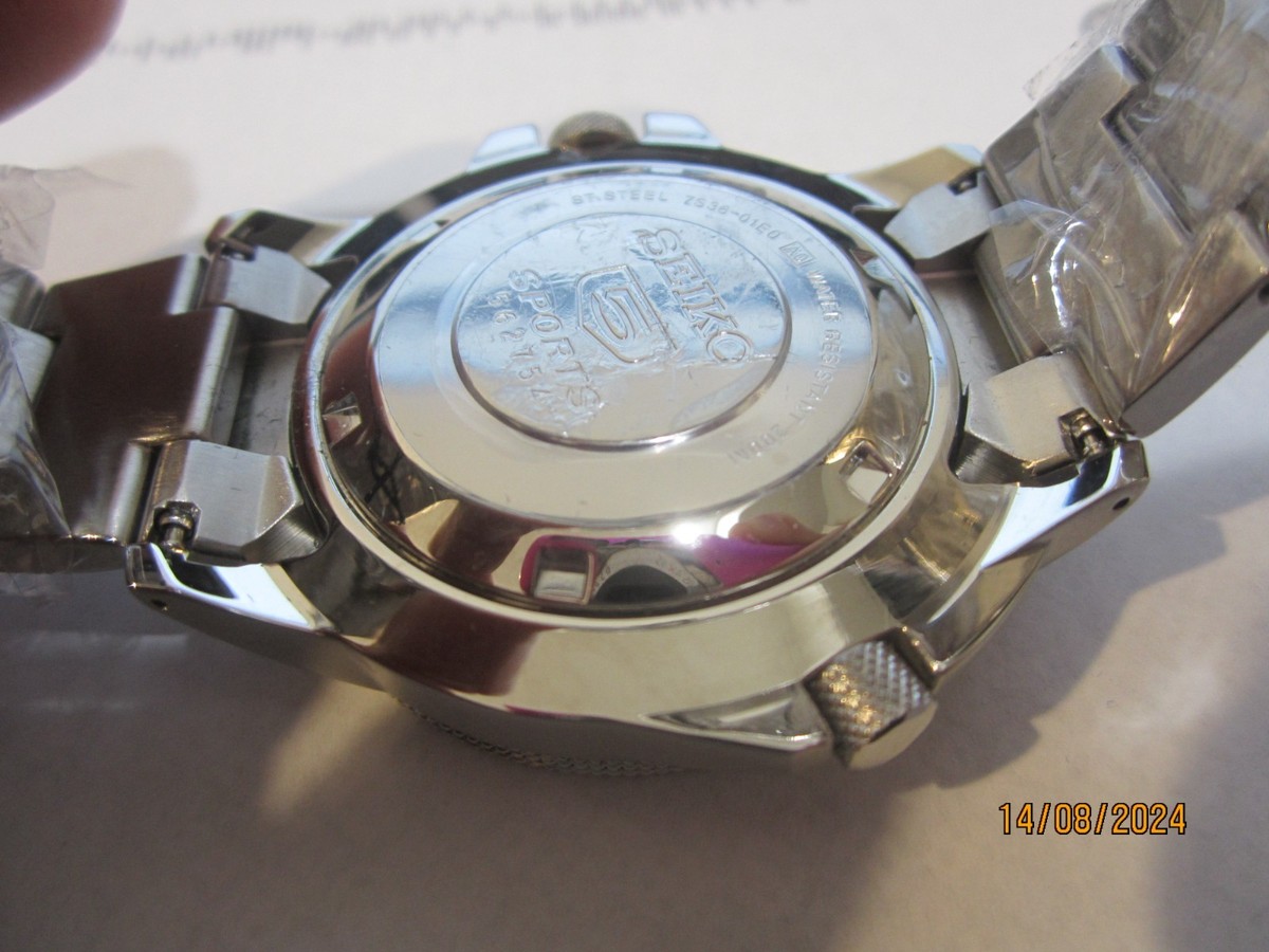 Buy Seiko 5 Sports Men's Black Watch - SKZ211K1 online | eBay