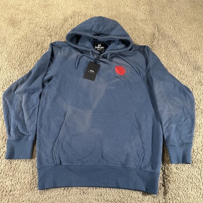 Edwin Pullover Men Small Blue Japanese Sun Logo Hoodie Sweatshirt Portugal