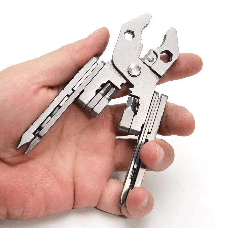 25-in-1 Multi Tool Pliers Set Folding Portable Camping Gear Mini Pliers
