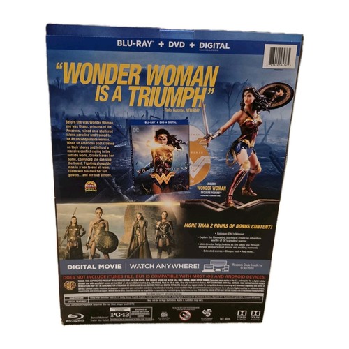 DC Collectibles Wonder Woman Movie 11" Statue 2017 With Blu-ray - Picture 2 of 4