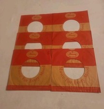 45 RPM 7" RECORD SLEEVES CO. SLEEVE 6 PACK SEE PHOTOS Mercury Records SLV319 