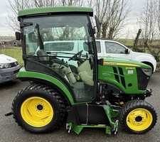£28,400+Vat John Deere 2038R & 60” Deck 38hp Cab & Heater, Air Seat Spool Valves