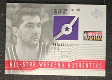 2003-04 Upper Deck - All-Star Weekend Authentics Peja Stojakovic #AS-PS (MEM)