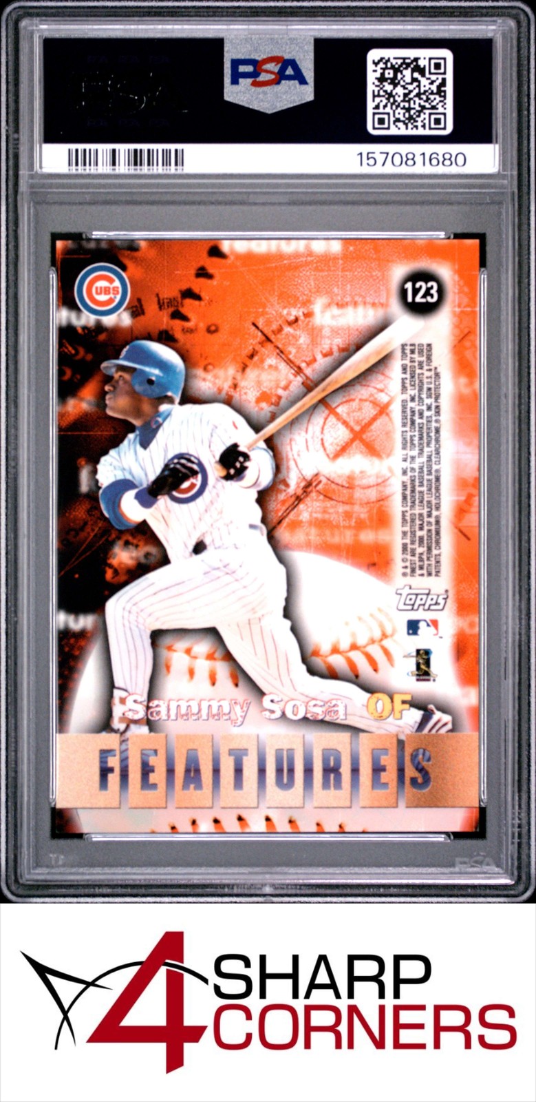 2000 FINEST #123 SAMMY SOSA-MARK McGWIRE PSA 10 view 2