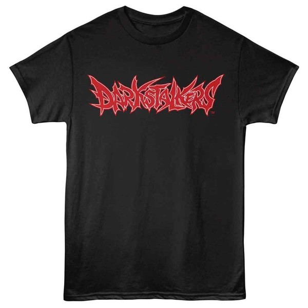 Darkstalkers - Logo - American Classics - Schwarz Solid Erwachsene Kurzarm-image