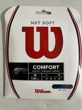Wilson NXT Soft Tennis String - 16 Gauge - Blue