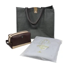Emirates First Class Tote Bag & Pyjamas (M) + BVLGARI Toiletry Bag *See pictures
